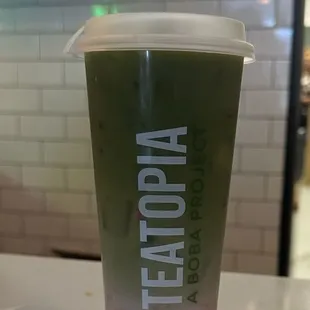 Strawberry Matcha Latte