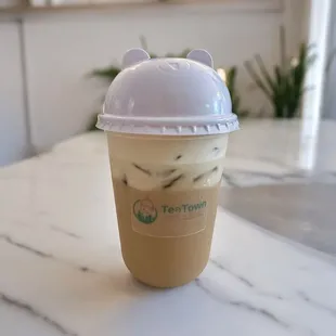 House Coffee with Salted Cheese foam. Taste good!