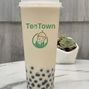 House Milk Tea with Boba
