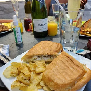 Grilled cheese was actually a panini I wish I had warning