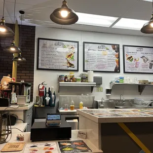 interior, sushi and sashimi