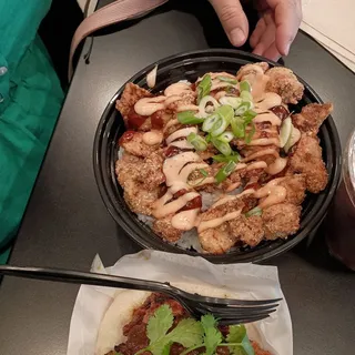Popcorn Chicken Bowl