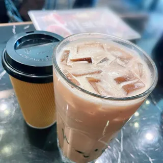 M08 Grass Jelly Milk Tea