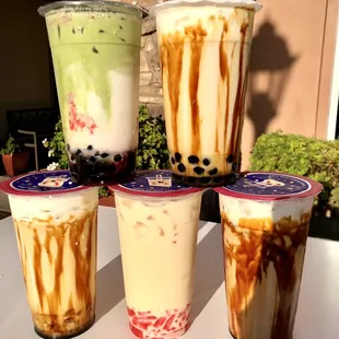 Strawberry milk tea