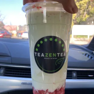 Strawberry Matcha Latte