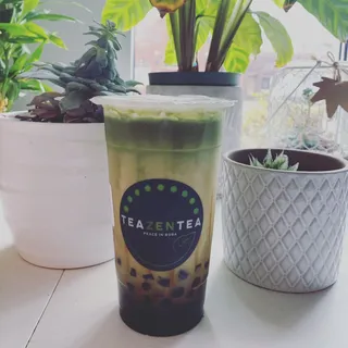 Brown Sugar Matcha w Creme