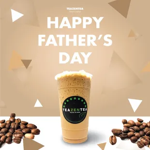 Happy Father's Day! Ice blended coffee.
