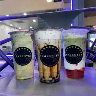 Brown Sugar Green Milk Tea