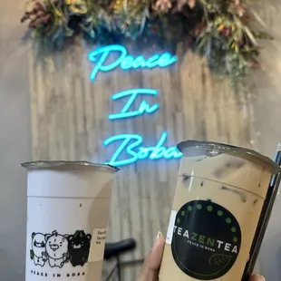 Taro Milk Tea &amp; Teazen Tea