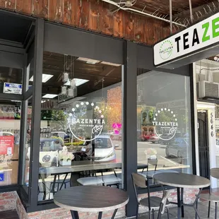 TeaZen Tea Store Front, Newark Square Shopping Center, Newark, CA.