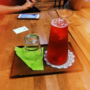 Cherry Blossom Iced Green Tea