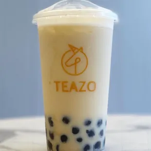 Jasmine Milk Tea with boba