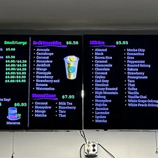 Drinks menu 04/01/2023