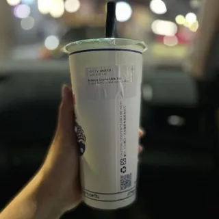Mango Green Milk Tea