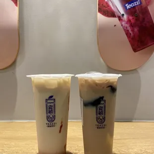 Strawberry Four Seasons Milk Tea, Milk Tea Duo