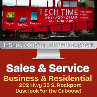 Just look for the caboose!