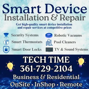Smart Device Installation and Repair!