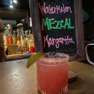 a margarita in a glass