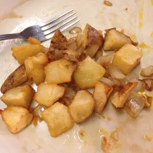 Large potato chunks.