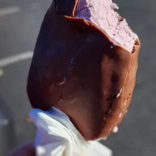 Huckleberry Dipped Ice Cream Bar
