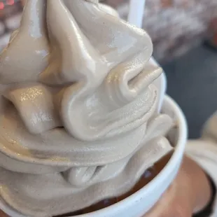 Oreo froyo. Mochi buried under there.