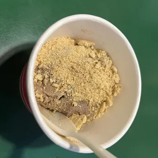 Dutch chocolate with graham cracker topping