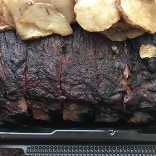 1/2 Rack Dinner. Sauce on the side