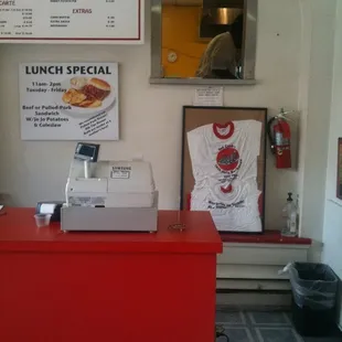 Ordered through the window