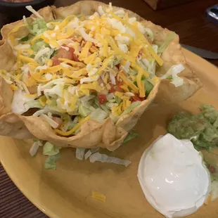 Chicken Fajita Taco Salad