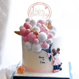 Custom first birthday cake
