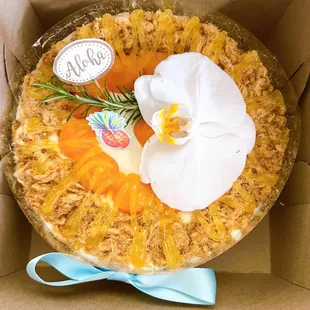 Salted egg sponge cake