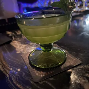 Tasted like a gimlet, pretty yummy.