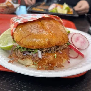 Torta de Birria