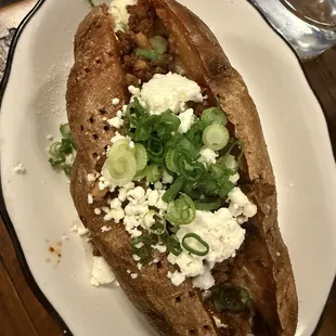 Loaded potato! Yum.