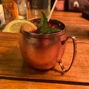Blackberry mule.  Omg. Sooooo good
