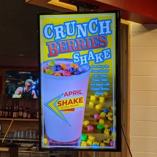 Crunch Berries Shake