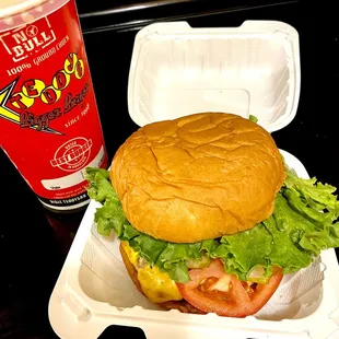 Teddy's burger with a Nutella shake- yum!