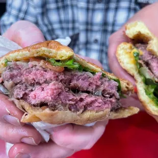 Our medium-well burgers