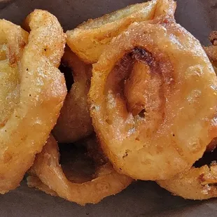 Beer - battered Onion rings