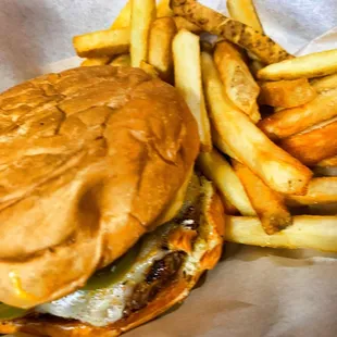 Volcano Burger Combo with Soda