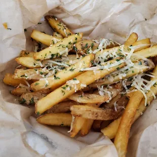 Small Garlic Butter Fries Takeout.