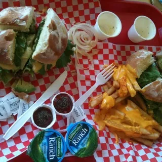 Truffle Mushroom Swiss Burger