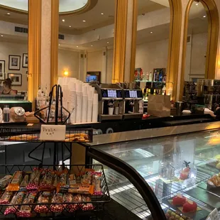 a display of pastries