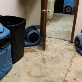 Drying out the walls