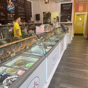 the inside of a store