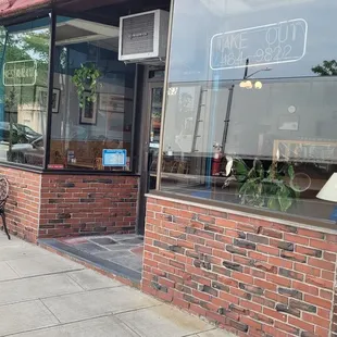 Front of Teddy's kitchen. Closed Monday.