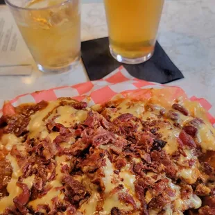 Dublin Nachos with Beer Cheese