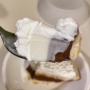 Chocolate haupia pie