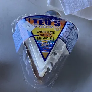 The famous Chocolate Haupia Cream Pie