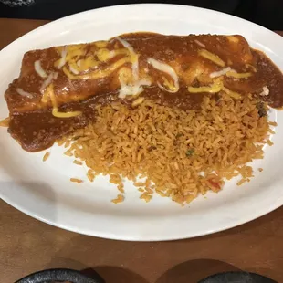 Ground Beef Burrito